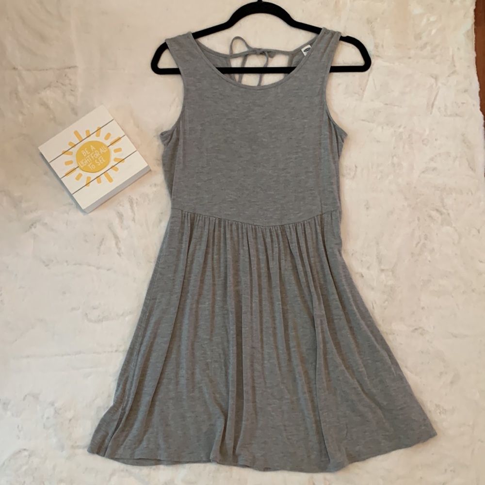 😎2 for $17😎 Old Navy Light Grey Sleeveless Dress-Soft & Versatile